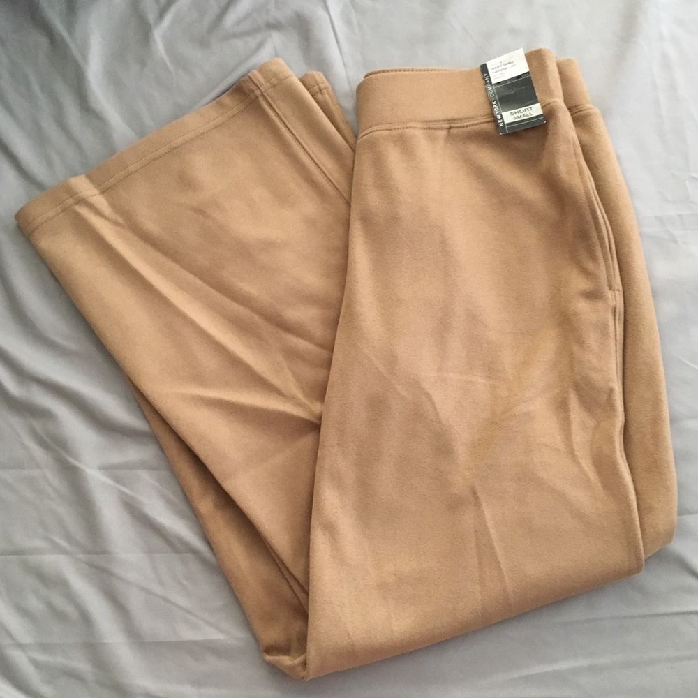 New York & Company Tan Suede Pants NWT